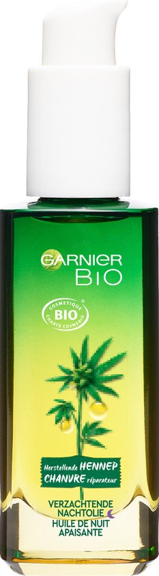 Bio Verzachtende Hennep Nachtolie Vermoeide & Gevoelige Huid 30ml
