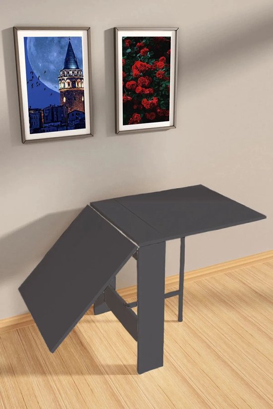 Opklapbare Tafelmodellen - De Stijlvolle en Praktische Manier om Ruimte te Besparen - Praktische Tafel – Eettafel - MDF Antraciet