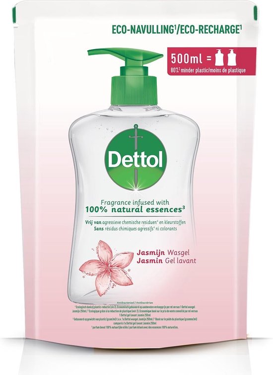 Dettol Handzeep Navulling - Jasmijn - 500ml x4