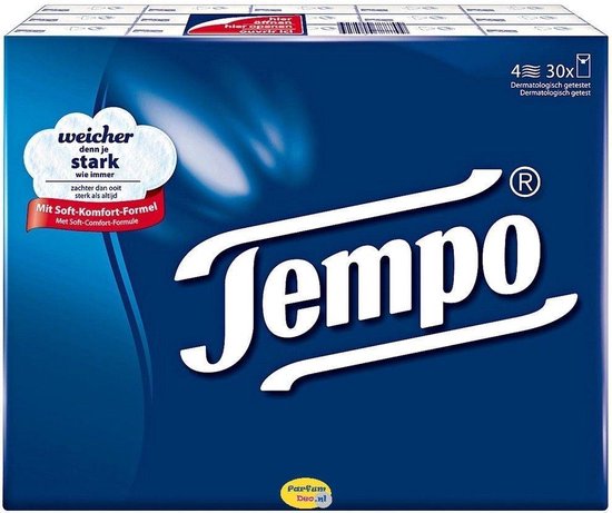 Tempo Zakdoeken Original 4-laags - 30x10