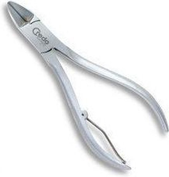 Credo Med-Diabetic-Nagelkniptang- afgeronde punten-verchroomd-12 cm.
