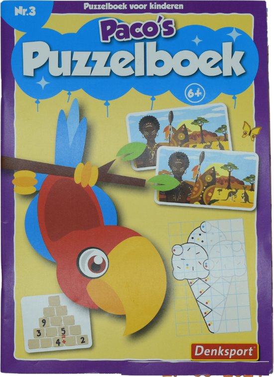 Denksport Pacos Puzzelboek Voor Kinderen - Nr.3