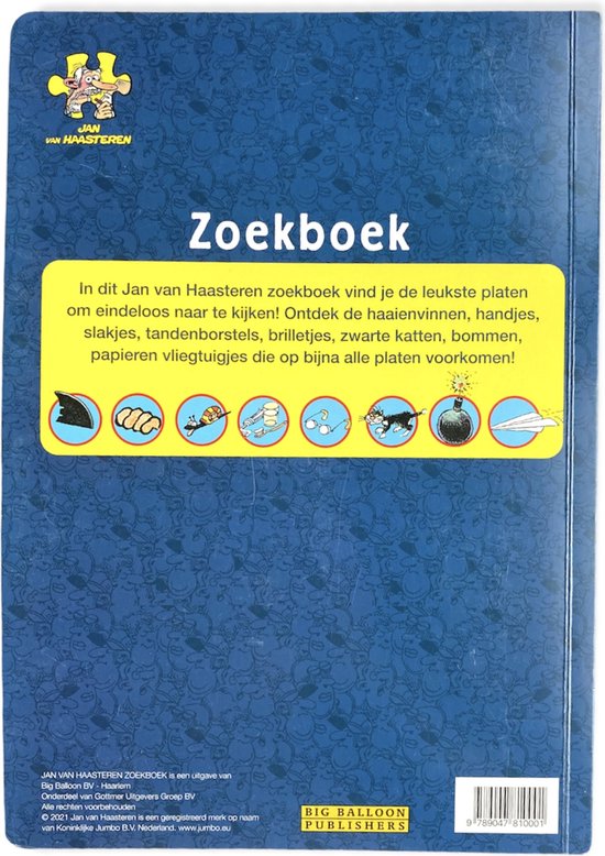 Jan van Haasteren - Zoekboek - Bedrijven - Kartonnen boek