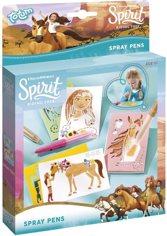 Totum Dreamworks Spirit Spraypennen Set