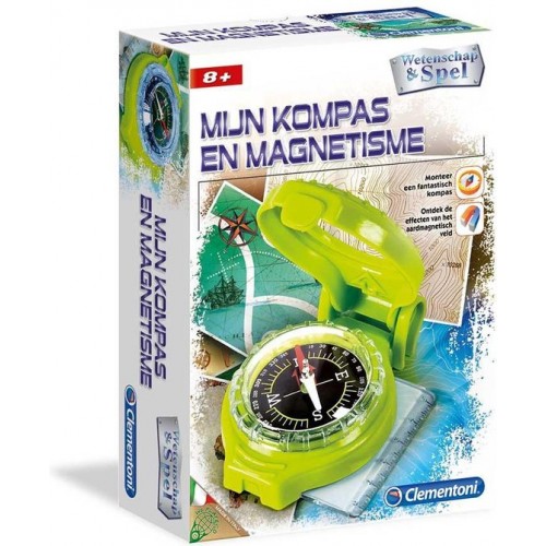 Clementoni mijn kompas en magnetisme wetenschap en spel wetenschapsspel