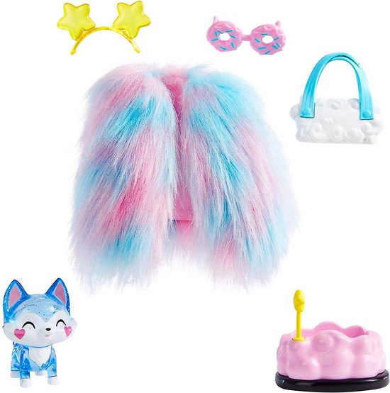 Barbie extra pet & fashion pack met huisdier vos, 1 ea