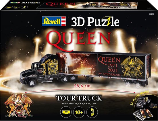 Revell 00230 QUEEN Tour Truck - 50th Anniversary 3D Puzzel