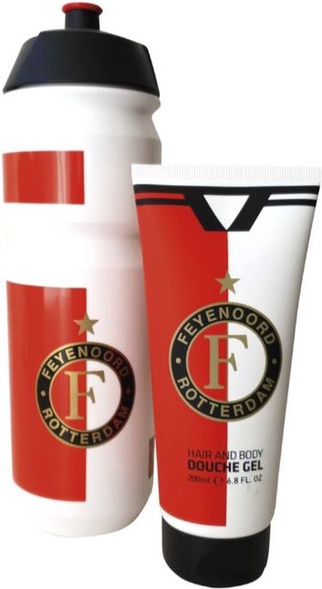Feyenoord | Cadeau voor kinderen / Geschenkset | Bidon 750ml + Douchegel 200ml