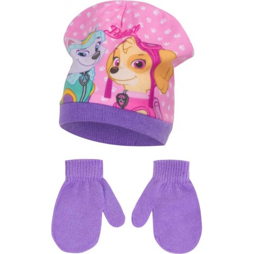 Paw Patrol Muts & Handschoenen Skype - Paars