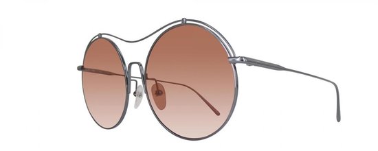 Calvin Klein CK2161S-060-56 - Zonnebril - Zilverkleurig/Bruin - 56 mm