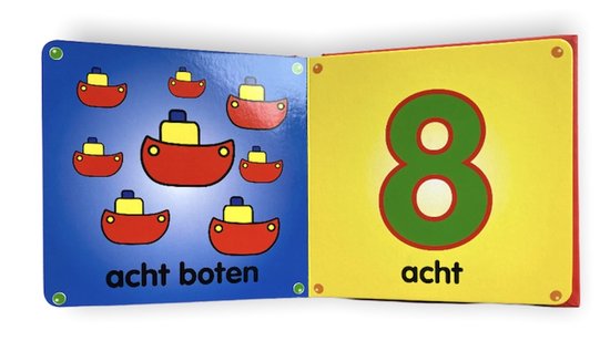 Baby’s Eerste Woordebboek - Tellen - 37 pagina’s - Babyboekje