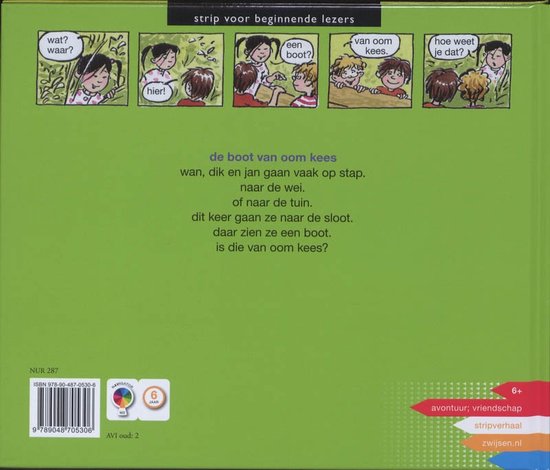 Strip voor beginnende lezers - De boot van oom Kees