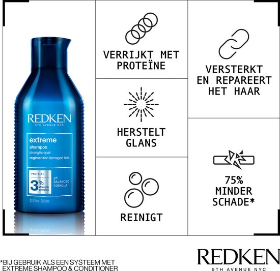 Redken Extreme Shampoo 500ml Normal Shampoo Women For All Hair Types