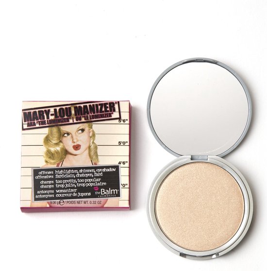 THE BALM Mary Lou Manizer puder roz wietlaj cy 9 06g