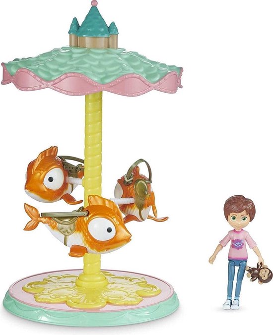 Jonotoys Speelset Wonderpark Draaimolen Junior 22 Cm 6-delig