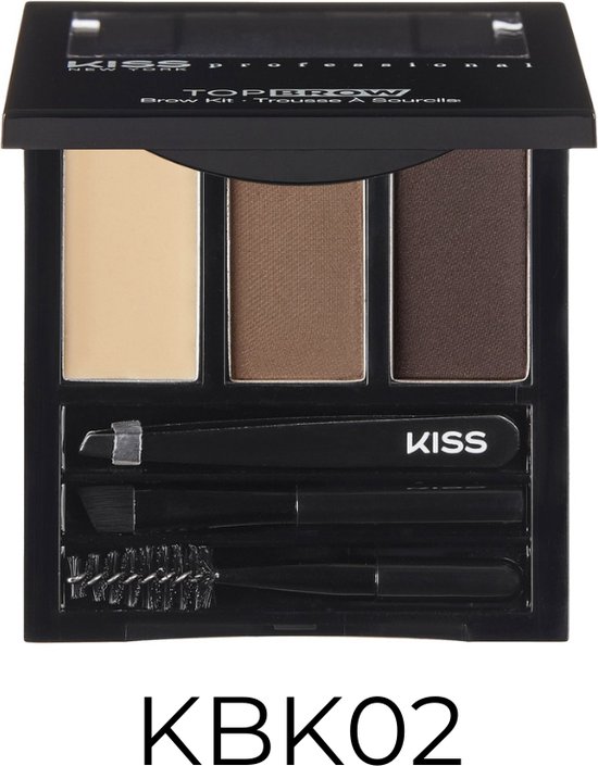 KISS New York Professional Top Brow Brow Kit - Brunette KBK02