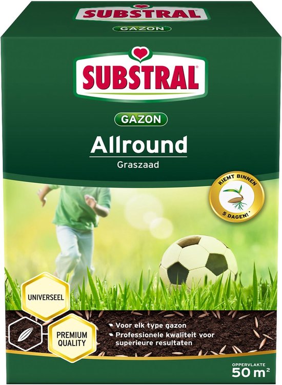 Substral graszaad Allround - voor elk type gazon - 1,5kg tot 50m²
