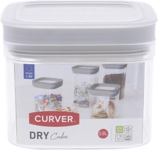 Curver Vershouddoos - 0.8 Liter - transparant -kunststof - BPA Free