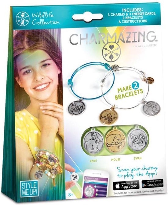 Charmazing Wildlife Collection Armbandjes met Dieren bedels – 16x15x3cm