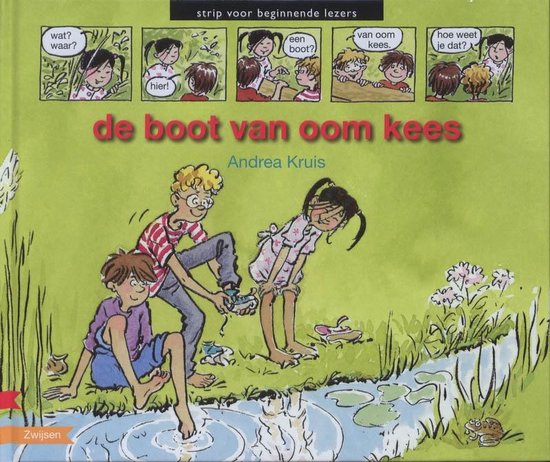 Strip voor beginnende lezers - De boot van oom Kees