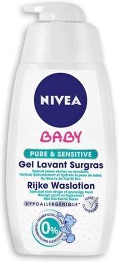 Nivea Baby Pure & Sensitive Waslotion - 500ml