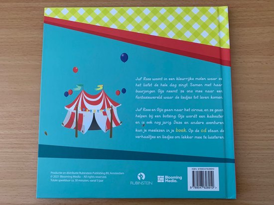 Naar het circus met juf Roos - Boek met CD
