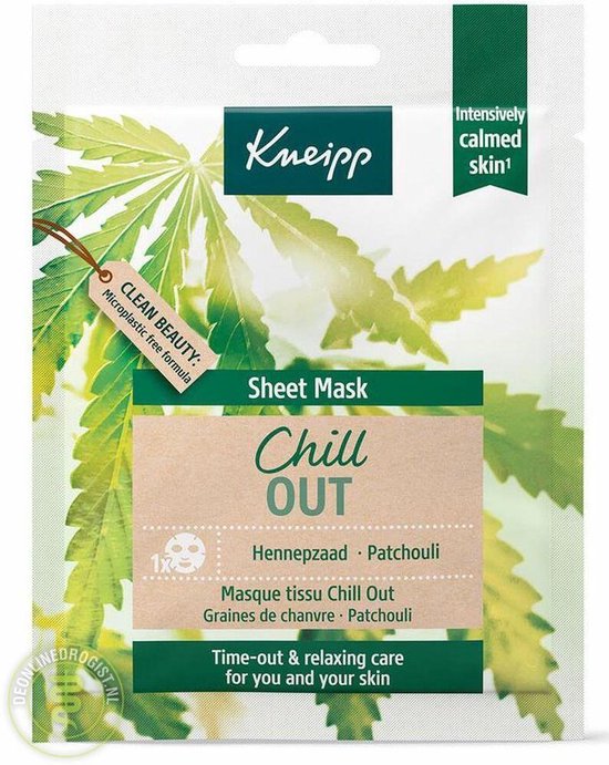 Kneipp Sheet Mask Gezichtsmasker Chill Out