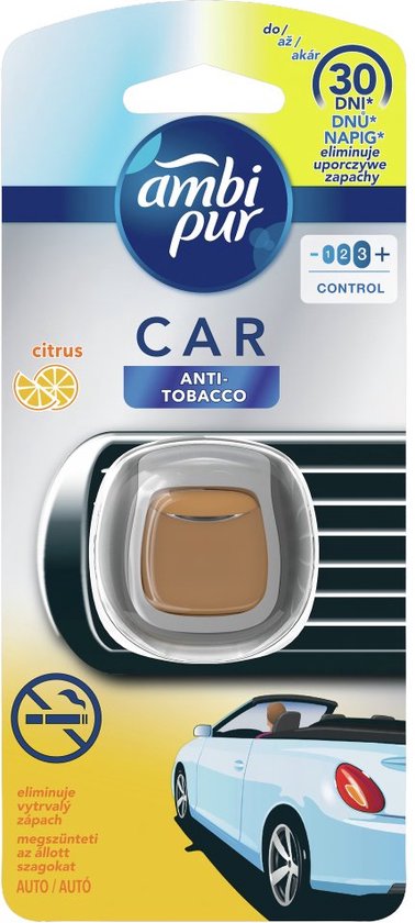 Ambi Pur Car Mini Freshener Anti-Tobacco Citrus