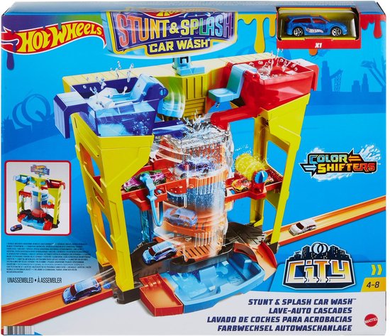 Hot Wheels City Stunt & Splash Car Wash