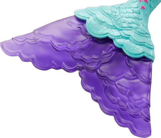 Barbie Dreamtopia Zeemeermin Roze en Paarse haren - Barbiepop