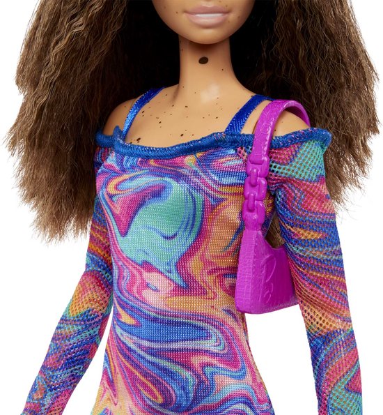 Barbie Fashionistas - Hippie jurk - Barbiepop - Modepop
