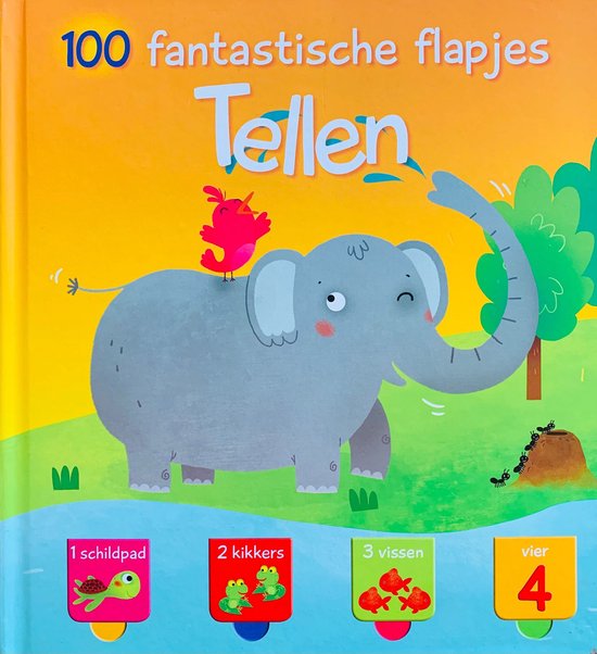 100 Fantastische Flapjes Tellen, Leert Kleuters tot 5 tellen