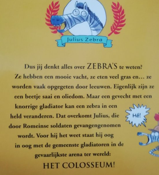 Julius Zebra - 1 Rollebollen met de Romeinen (Special Book&Service 2022)