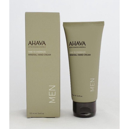 Ahava Time To Energize Men Mineral Hand Cream Creme Droge Handen 100ml
