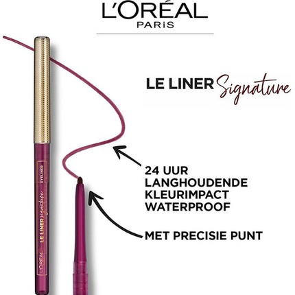 LOreal Paris Le Liner Signature Eye Pencil 01 Noir Cashmer Black Waterproof