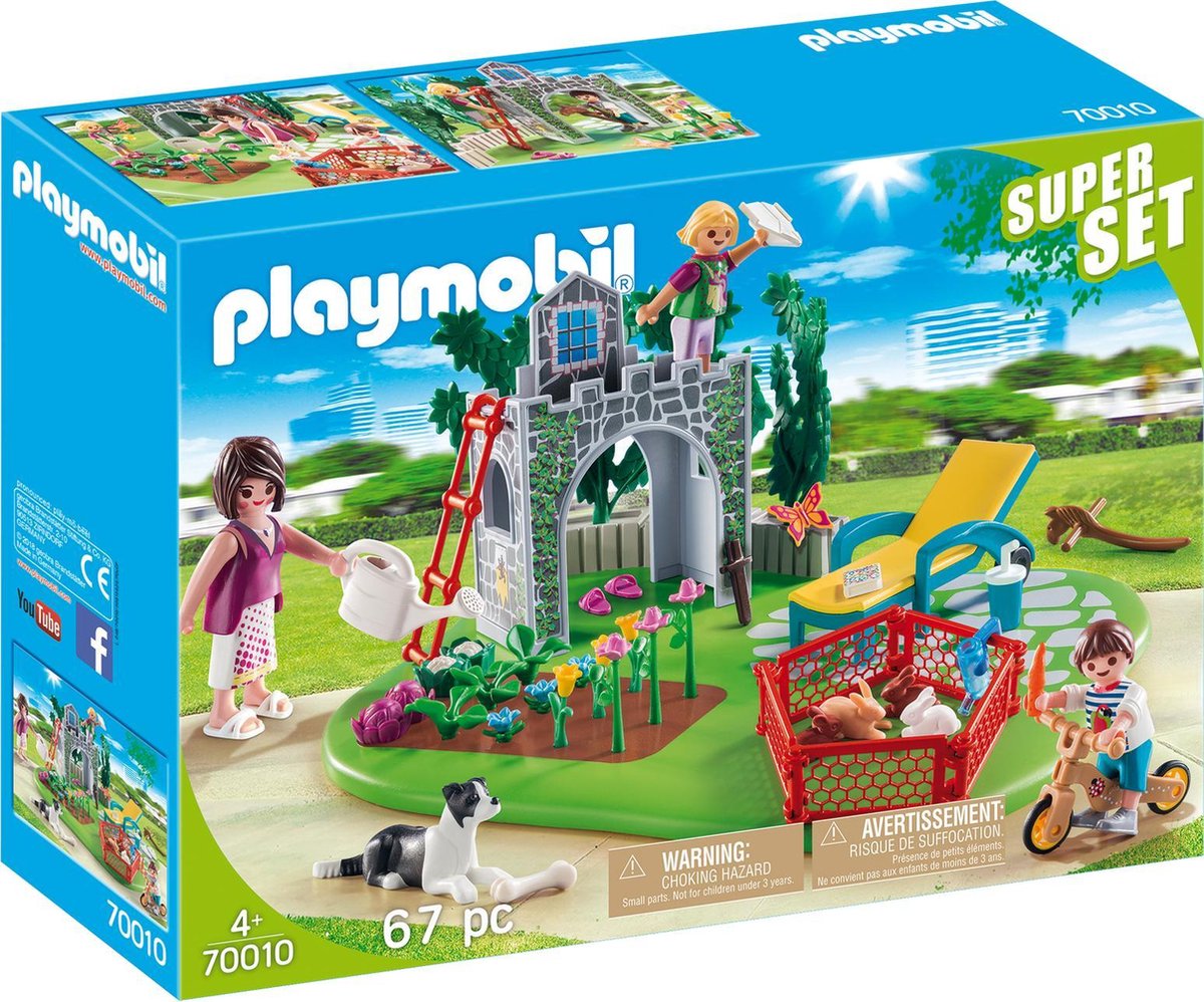 PLAYMOBIL SuperSet Familietuin - 70010