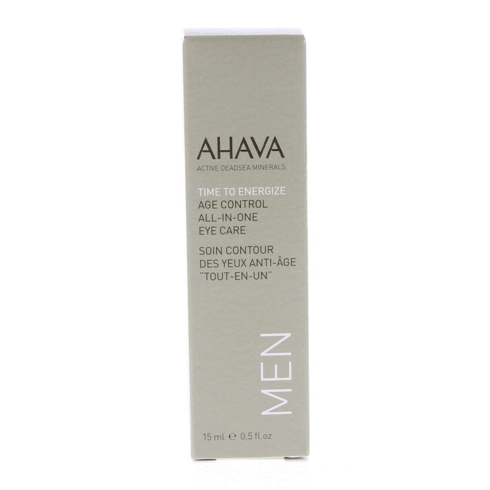 AHAVA Men\u2019s Age Control All in One Eye Care 15 ml - Natural Eye Puffiness Reducer Anti Ageing Firming Under Eyes Treatment \u2013 Removes Dark Circles, Bags and Signs of Fatigue \u2013 Daily Use