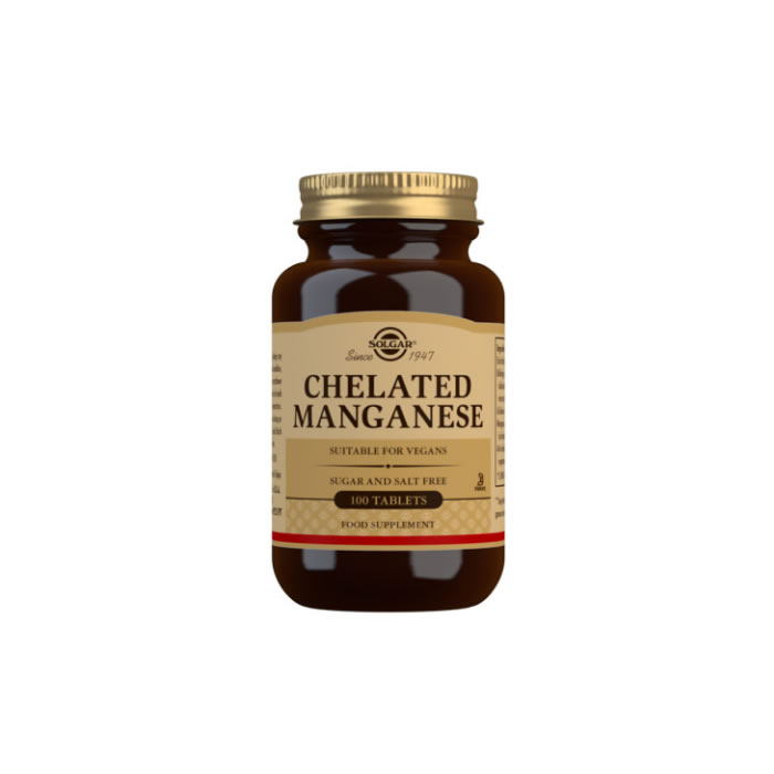 Solgar Chelated Manganese Tablets Pack Of 100