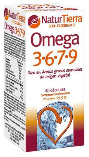 Naturtierra Omega 3 6 7 y 9 45 CA psulas Blandas
