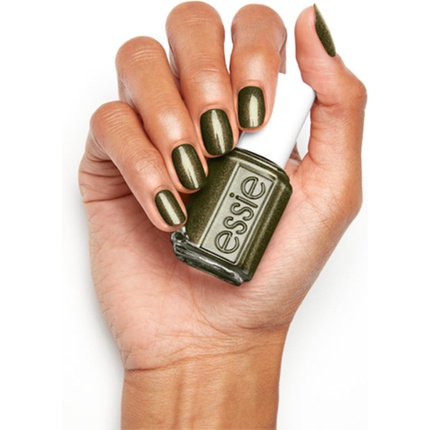 Essie Fall 2021 Limited Edition 808 High Voltage Vinyl Green Glitter Nail Polish 13 5ml