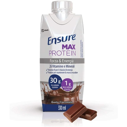 Abbott Ensure - Max Protein Bevanda Proteica Cioccolato, 330ml