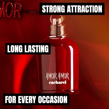 Cacharel Amor Amor Gift Set For Women Eau De Parfum Spray Perfume 1 7fl Oz Body