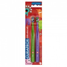 Kids Little Bacterias Toothbrush Ultra Soft 2 ks Detsky zubni kartacek