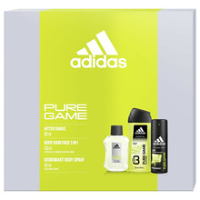Pure Game Darkova sada After Shave voda po holeni 100 ml deospray 150 ml a sprchovy gel 250 ml