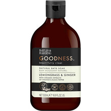 Goodness Natural Bath Soak Citronova trava a zazvor Pena do koupele