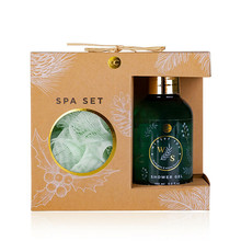 Winter Spa Bath Care Set Sada koupelove pece s myci houbou
