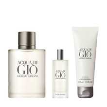 Acqua di Gio Man Eau de Parfum Darkova sada EDP 40 ml sprchovy gel 75 ml a EDP 15 ml