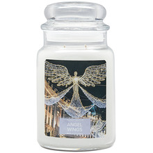 Angel Wings Candle bezovy kvet a citrus Vonna svicka ve skle