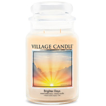 Brighter Days Candle maslovy krem a vanilka Vonna svicka ve skle