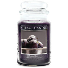 Sugar Plum Candle sladke svestky ambra cedr Vonna svicka ve skle